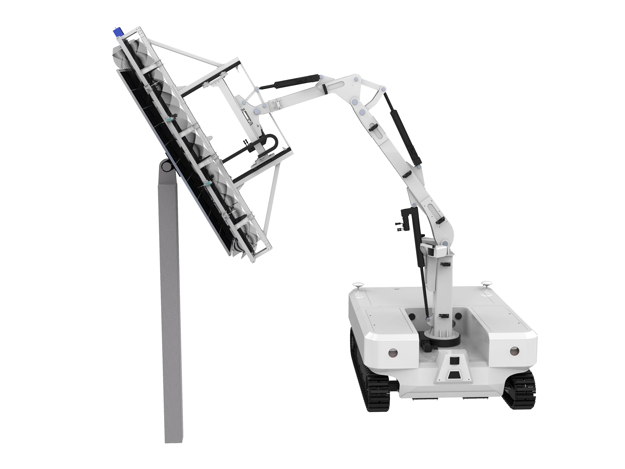Mafsallı Kollu Güneş Paneli Temizlik Robotu - JUPITER PA400
